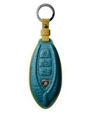 TURQUOISE CROCODILE KEY COVER FOR LAMBORGHINI - CUSTOMIZE YOURS