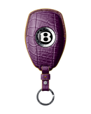PURPLE CROCODILE KEY COVER FOR BENTLEY - CUSTOMIZE YOURS