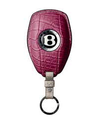 HOT PINK CROCODILE KEY COVER FOR BENTLEY - CUSTOMIZE YOURS