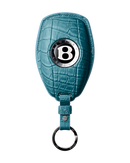 TURQUOISE CROCODILE KEY COVER FOR BENTLEY - CUSTOMIZE YOURS
