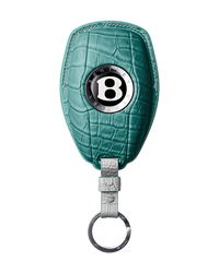 TIFFANY BLUE CROCODILE KEY COVER FOR BENTLEY - CUSTOMIZE YOURS