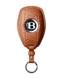 TAN ORANGE CROCODILE KEY COVER FOR BENTLEY - CUSTOMIZE YOURS