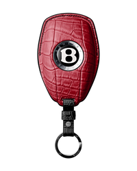 RED CROCODILE KEY COVER FOR BENTLEY - CUSTOMIZE YOURS