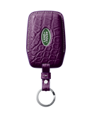 PURPLE CROCODILE KEY COVER FOR LAND ROVER - CUSTOMIZE YOURS