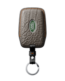 GREY CROCODILE KEY COVER FOR LAND ROVER - CUSTOMIZE YOURS