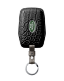 BLACK CROCODILE KEY COVER FOR LAND ROVER - CUSTOMIZE YOURS