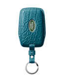 TURQUOISE CROCODILE KEY COVER FOR LAND ROVER - CUSTOMIZE YOURS