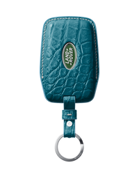 TURQUOISE CROCODILE KEY COVER FOR LAND ROVER - CUSTOMIZE YOURS