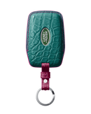 TIFFANY BLUE CROCODILE KEY COVER FOR LAND ROVER - CUSTOMIZE YOURS