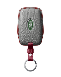 PEARL WHITE CROCODILE KEY COVER FOR LAND ROVER - CUSTOMIZE YOURS