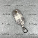 IN STOCK: HIMALAYAN CROCODILE WITH BORDEAUX DETAILS KEY COVER FOR PORSCHE
