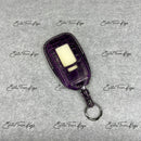 IN STOCK: GLOSSY PURPLE CROCODILE WITH WHITE DETAILS KEY COVER FOR ROLLS ROYCE