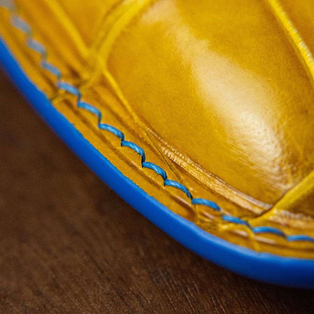 BESPOKE ETK YELLOW CROCODILE KEY COVER FOR MCLAREN