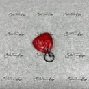 IN STOCK: GLOSSY RED CROCODILE WITH BLACK DETAILS KEY COVER FOR FERRARI