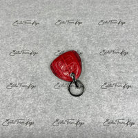 IN STOCK: GLOSSY RED CROCODILE WITH BLACK DETAILS KEY COVER FOR FERRARI