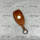 IN STOCK: CARAMEL CROCODILE WITH BLACK DETAILS KEY COVER FOR MERCEDES