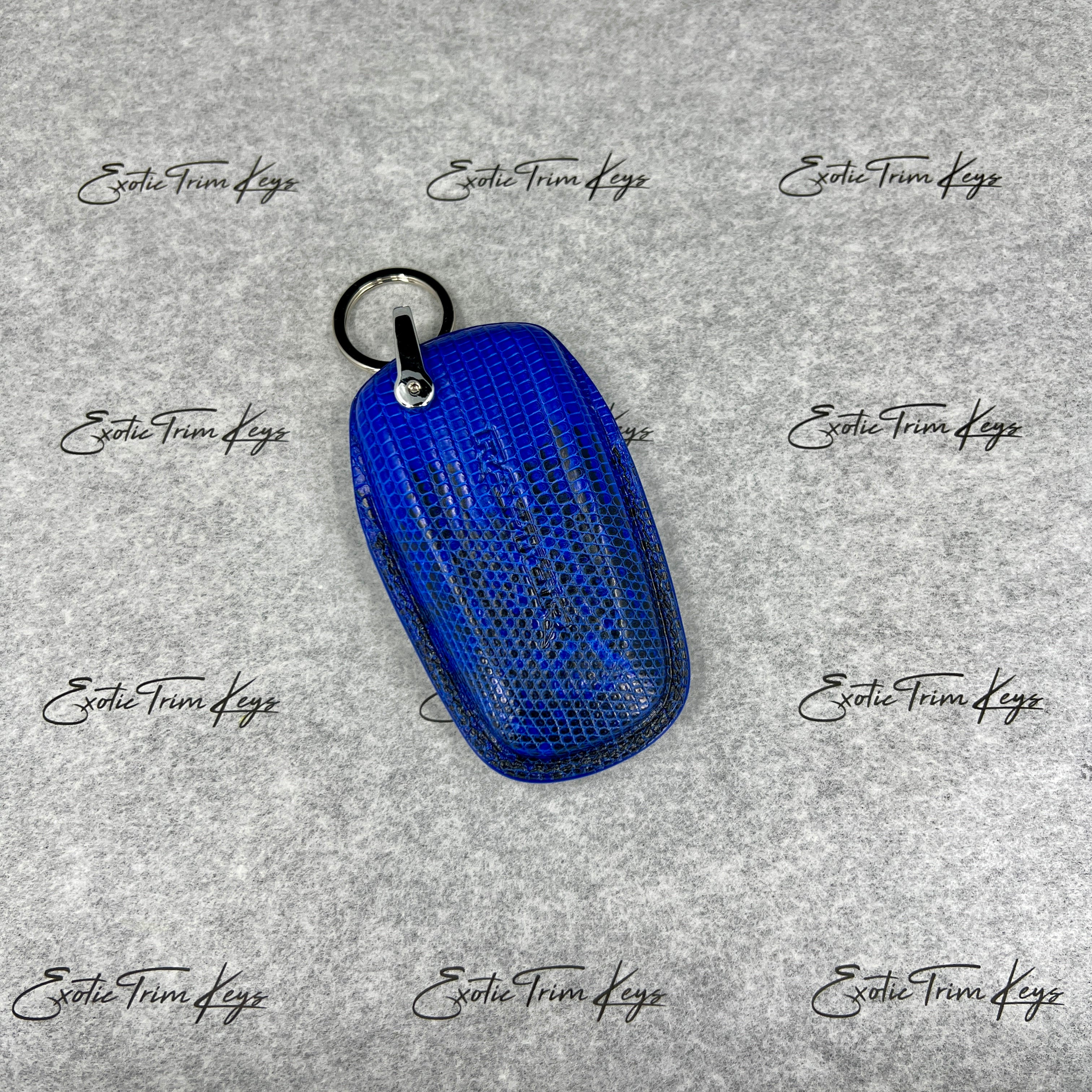 IN STOCK: ELECTRIC BLUE LIZARD WITH BLACK DETAILS KEY COVER FOR RAPTOR
