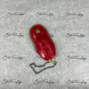 IN STOCK: GLOSSY RED CROCODILE WITH YELLOW & BLACK DETAILS "KEYED IGNITION" KEY COVER FOR PORSCHE