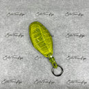 IN STOCK: LIME GREEN CROCODILE WITH CUSTOM DETAILS KEY COVER FOR MCLAREN