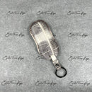 IN STOCK: HIMALAYAN CROCODILE WITH BORDEAUX DETAILS KEY COVER FOR PORSCHE