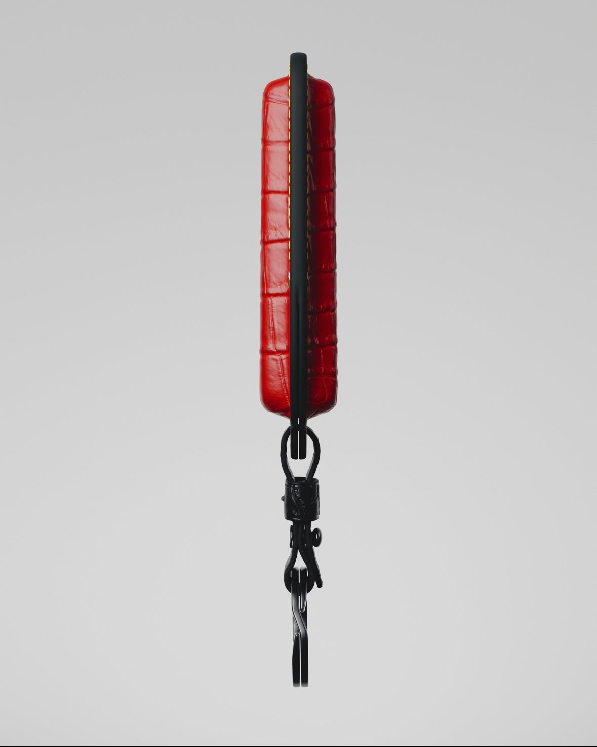 ETK BESPOKE GENUINE RED CROCODILE KEY COVER FOR FERRARI — ROSSO TRICOLORE SPECIFICATION