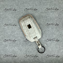 IN STOCK: NATURAL HIMALAYAN CROCODILE WITH ORANGE DETAILS KEY COVER FOR ROLLS ROYCE