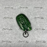 IN STOCK: DARK GREEN CROCODILE WITH BLACK DETAILS KEY COVER FOR LAMBORGHINI