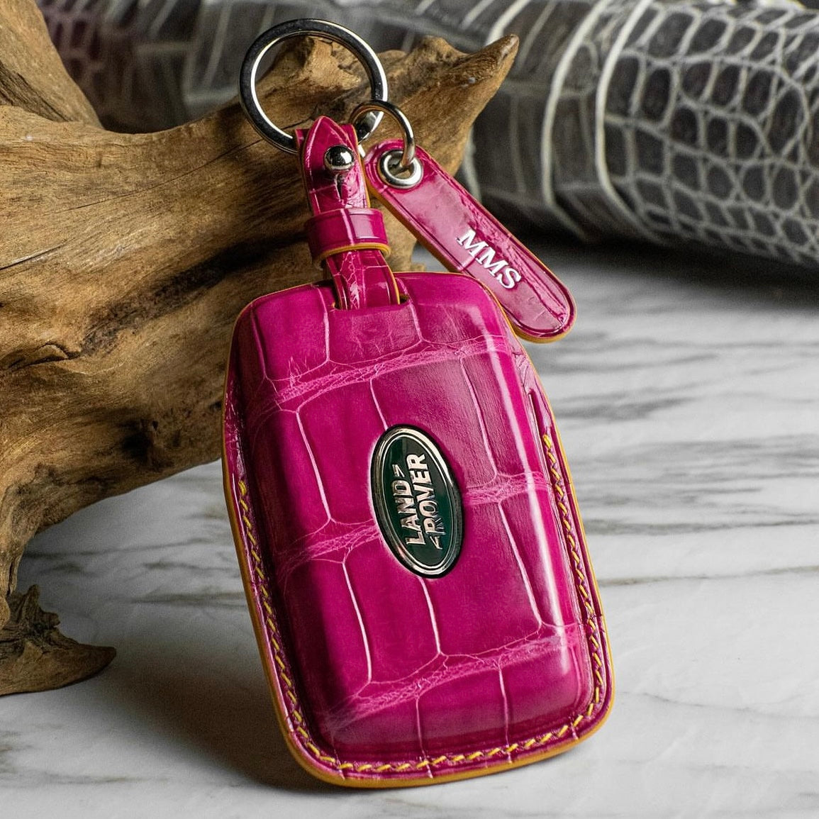 ETK BESPOKE CROCODILE KEY COVER FOR LAND ROVER — CUSTOMIZE YOURS