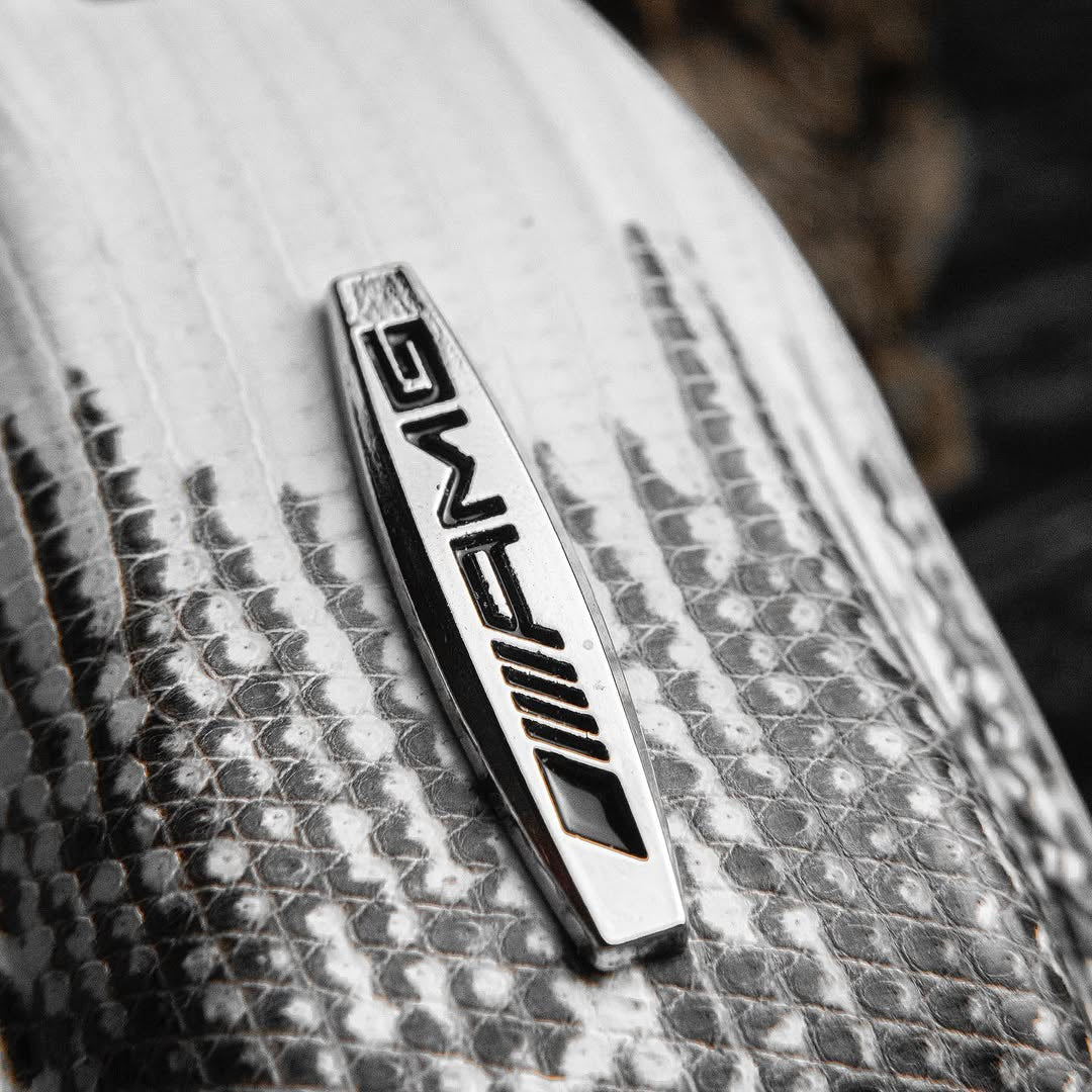 ETK BESPOKE LIZARD KEY COVER FOR MERCEDES — GREY DETAILS