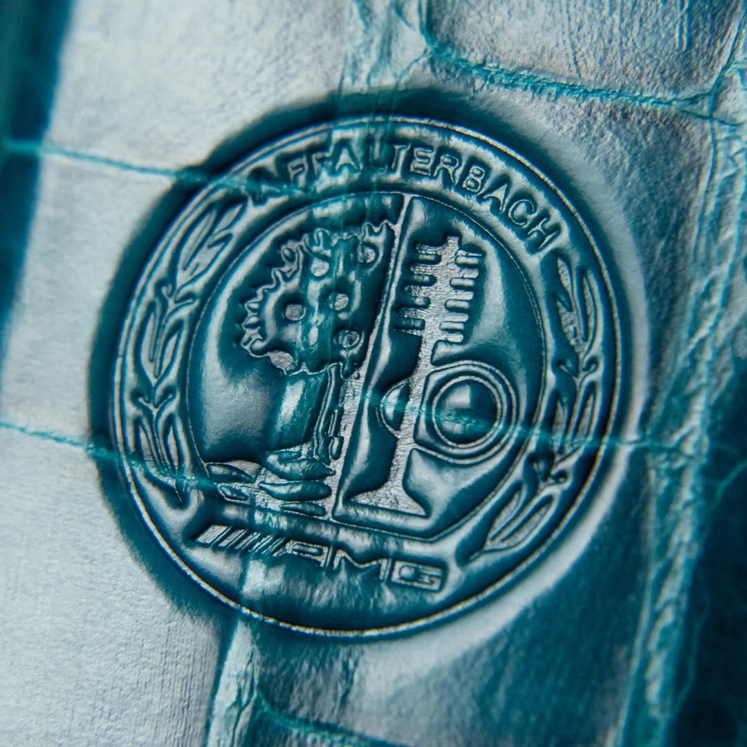 ETK BESPOKE TURQUOISE CROCODILE KEY COVER FOR MERCEDES — BLUE DETAILS