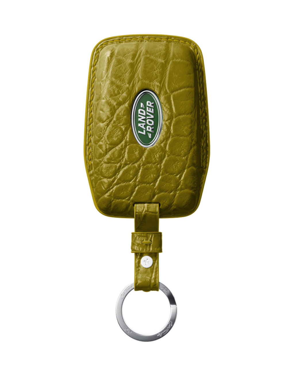 ETK BESPOKE GOLD CROCODILE KEY COVER FOR LAND ROVER — GOLD DETAILS