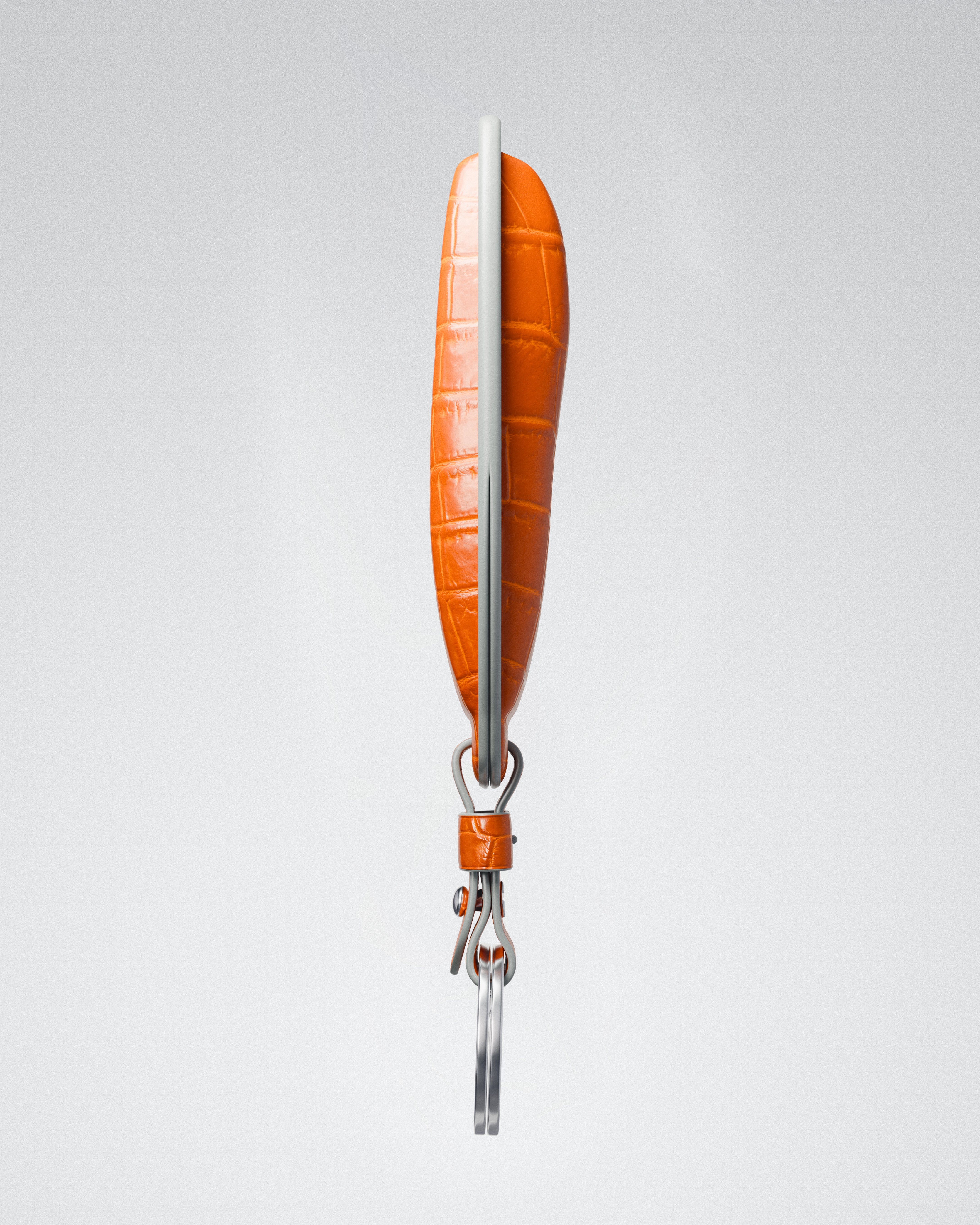 BESPOKE ETK ORANGE CROCODILE KEY COVER FOR MERCEDES