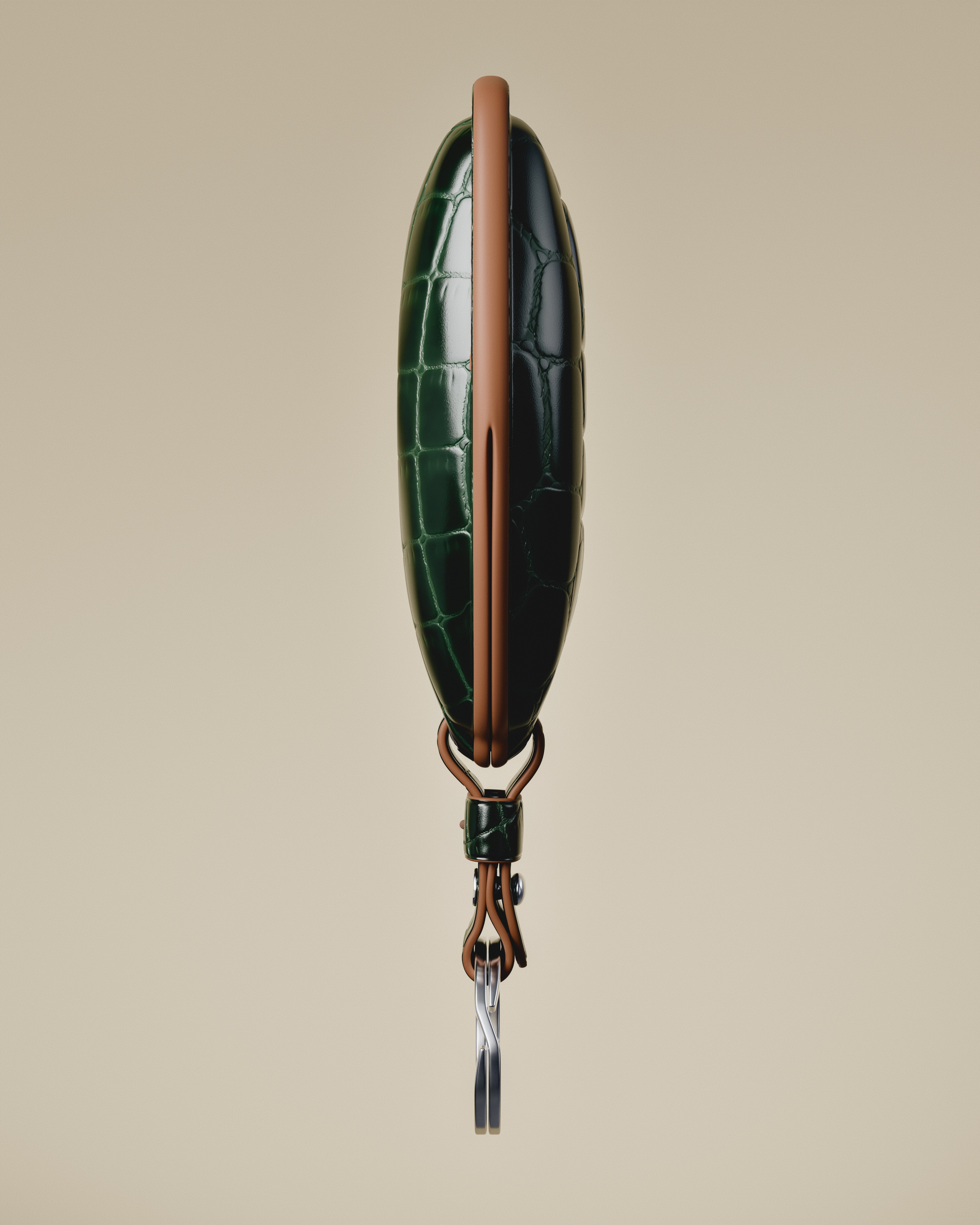 BESPOKE ETK GREEN CROCODILE KEY COVER FOR BENTLEY